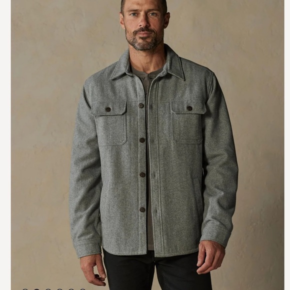 The Normal Brand Brightside Wool Blend Flannel Lined Workwear Jacket outdoor - Picture 3 of 11